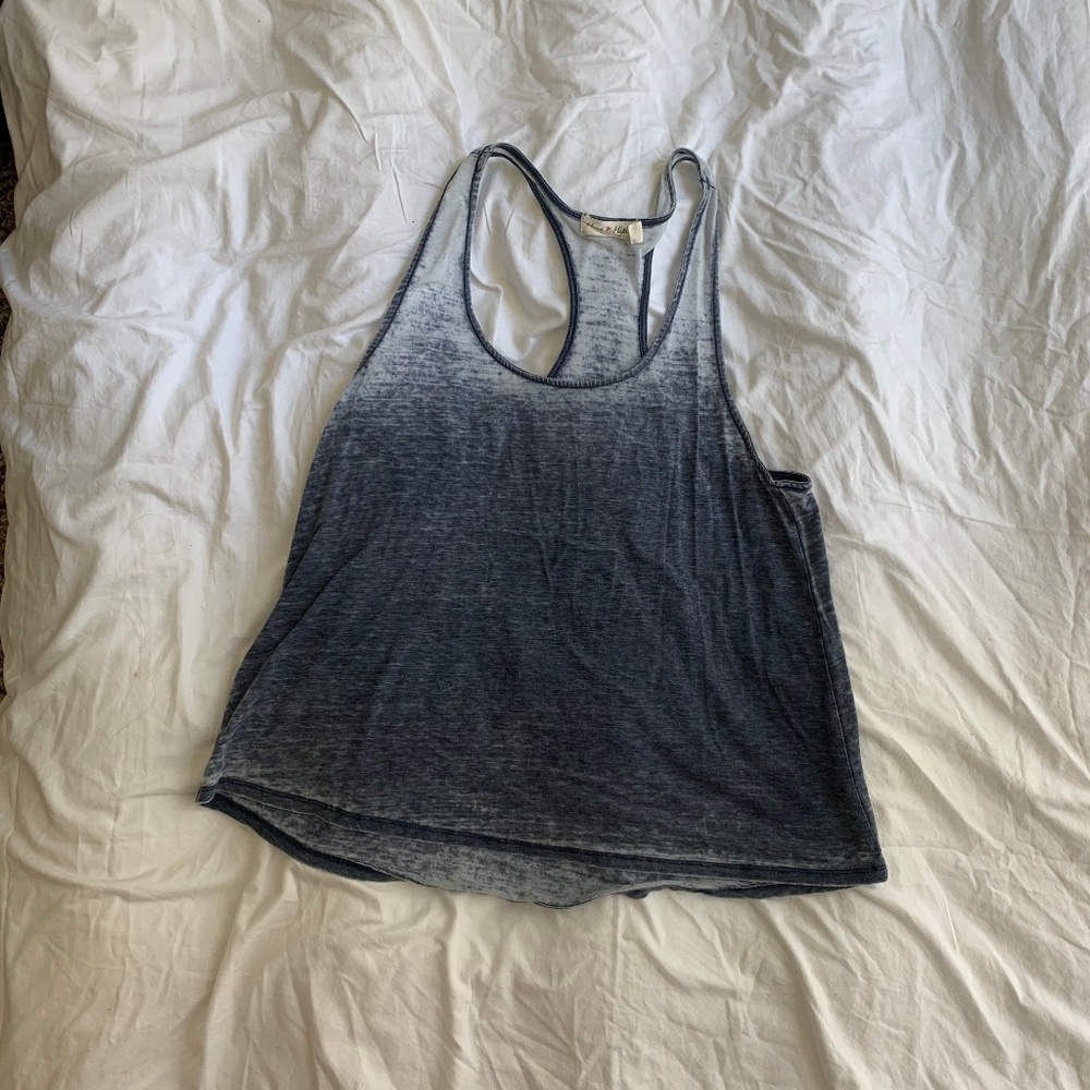 racer-back tank top